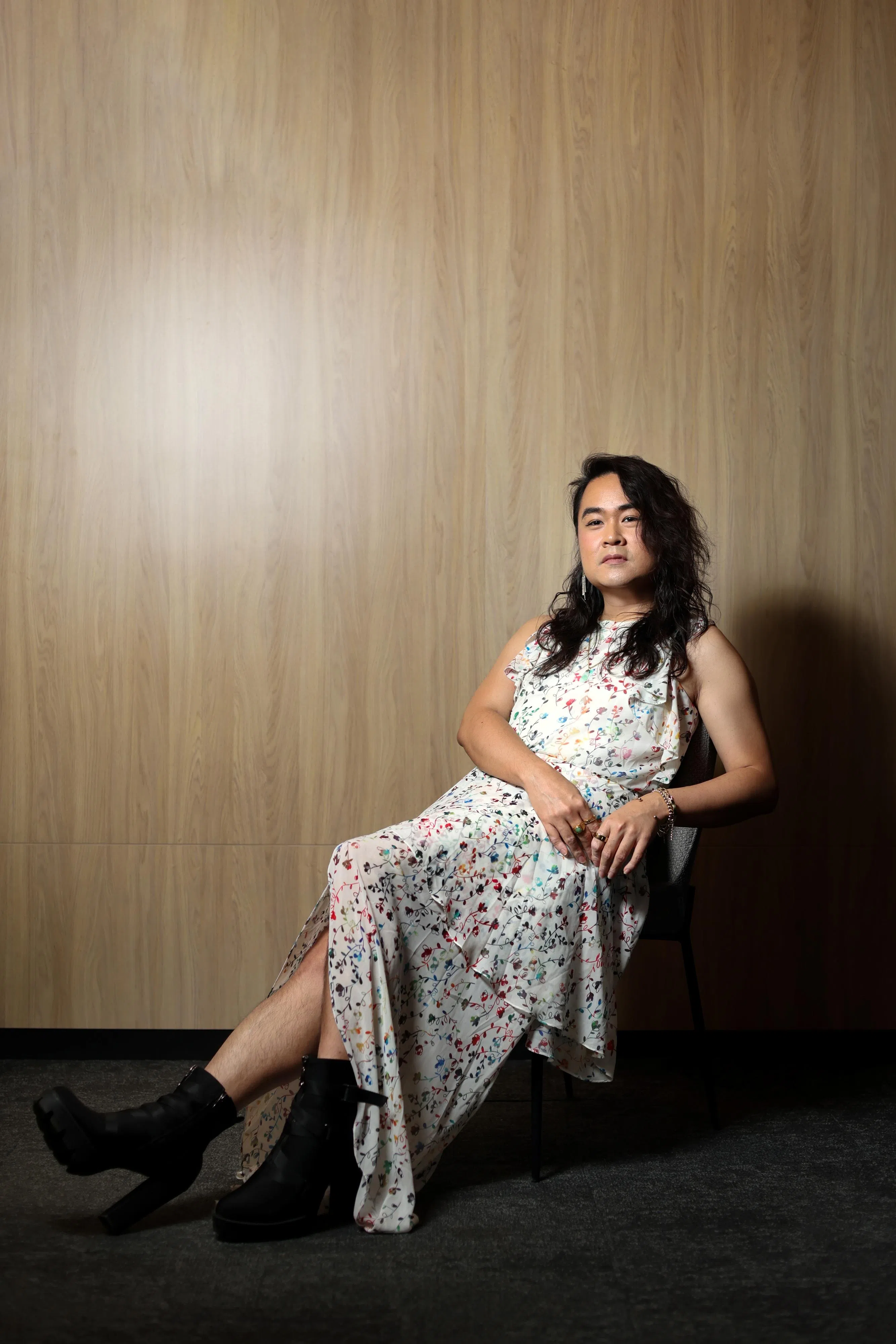 回归真我的黄智阳，如今无惧旁人眼光散发自信。（白艳琳摄）