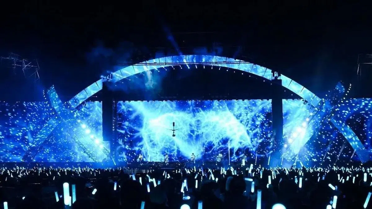 “诺亚方舟10周年”演唱会的视觉效果精彩。