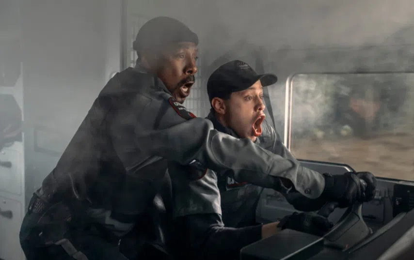 Eddie Murphy（左）和Pete Davidson搞笑演出。（Prime Video提供）