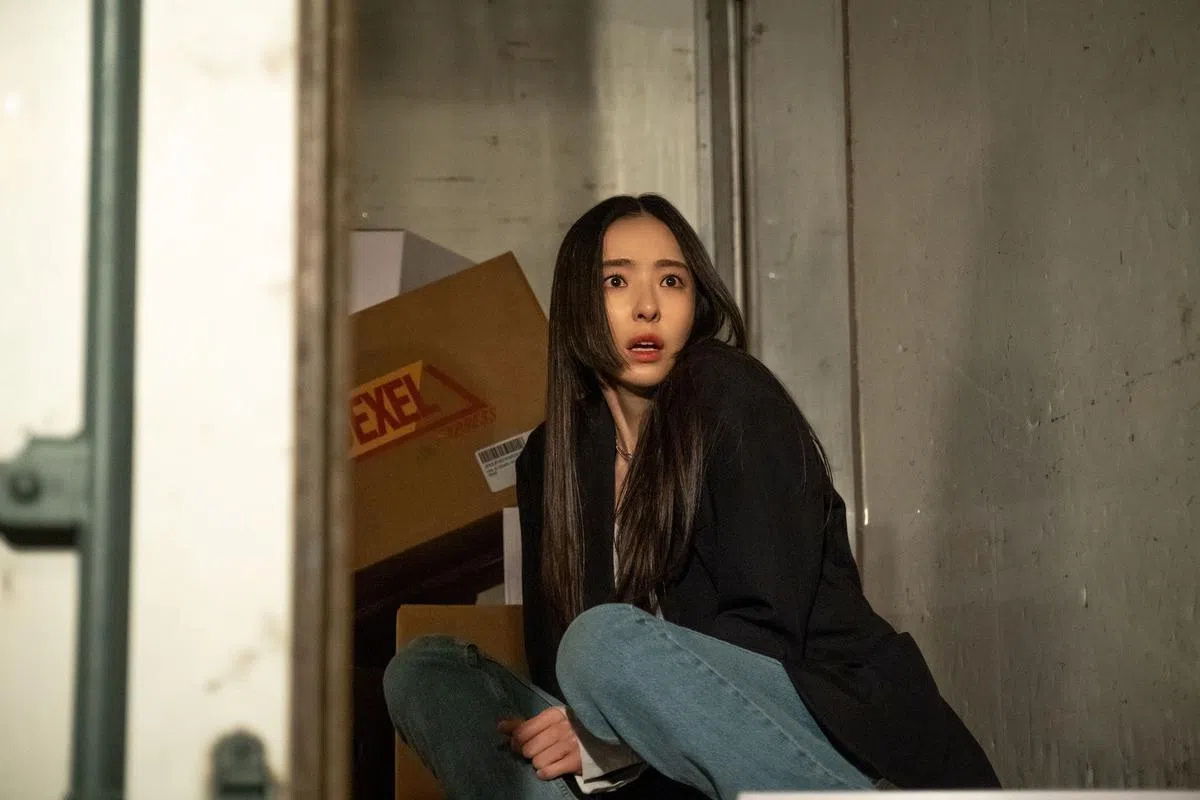 李多熙要靠想象力演出被妖怪追赶的场面。（Prime Video提供）