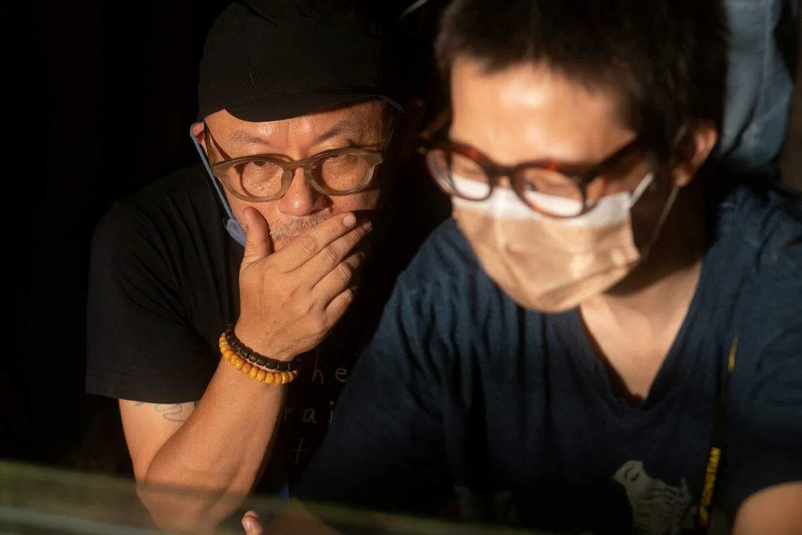 《（真）新的一天》是导演陈宏一（左）与摄影师余静萍的五度合作。（新加坡华语电影节提供）