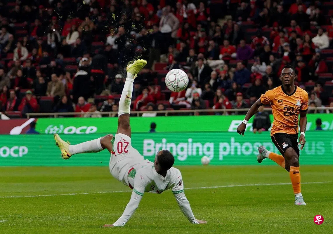 摩洛哥轻取赞比亚与南非和马里闯非洲杯16强| 联合早报