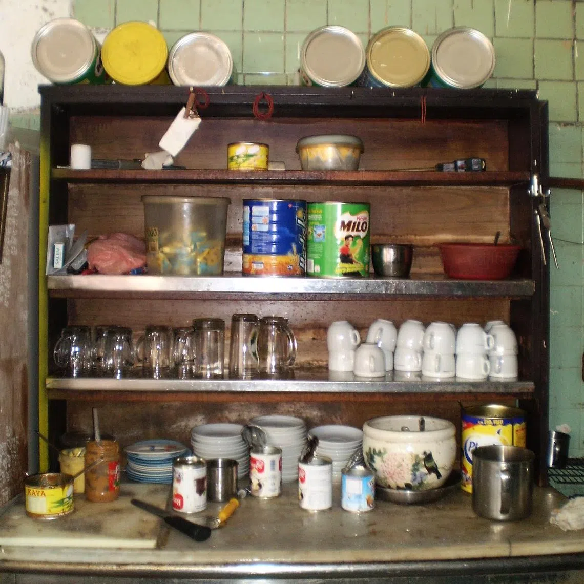 小印度客来福街（Clive Street）已歇业的兴升咖啡店，摄于2009年。（陈爱薇摄）