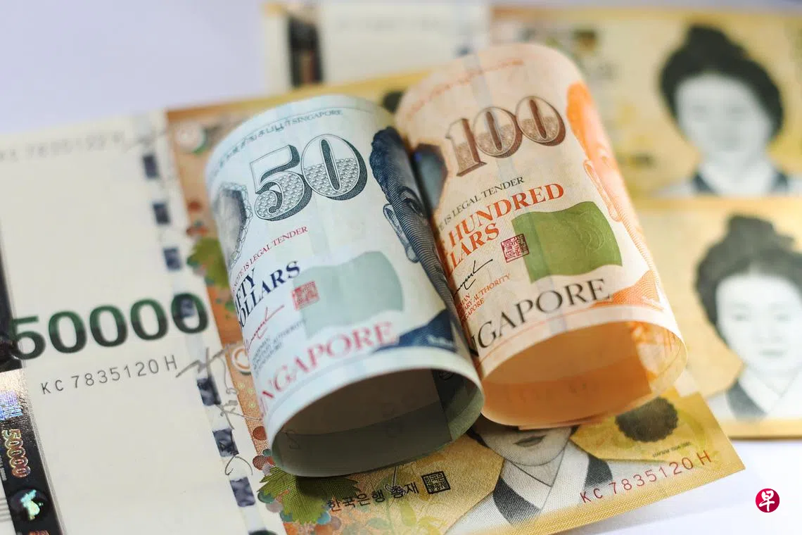 新元兑韩元汇率保持高位一新元兑约1051韩元| 联合早报