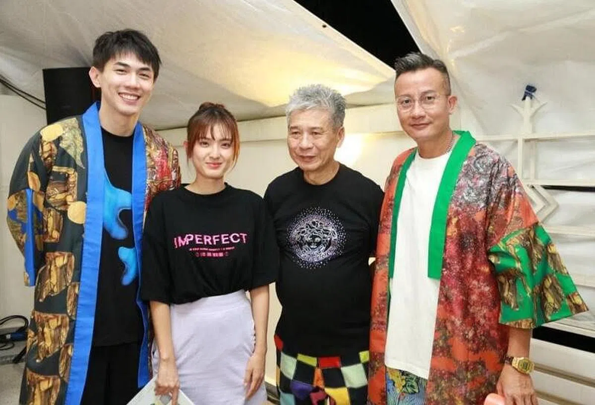 （左起）张奕恺、洪凌、陈军荣和陈汉玮的合照。（陈韵红摄）