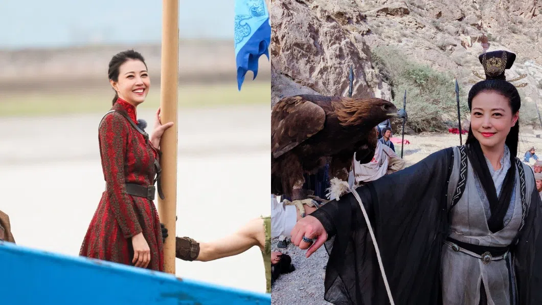 周海媚靠着武侠剧及古装剧走红，是许多剧迷心中的女神。（互联网）