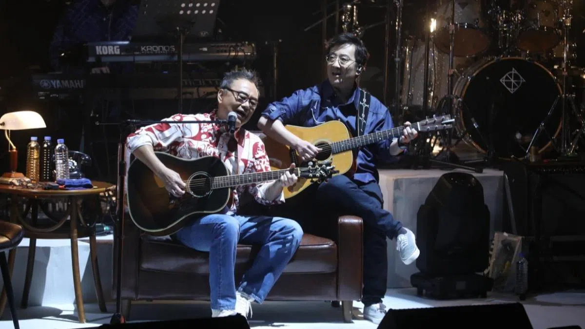 跨年演唱会是陈昇（左）每年的招牌指定动作。（互联网）