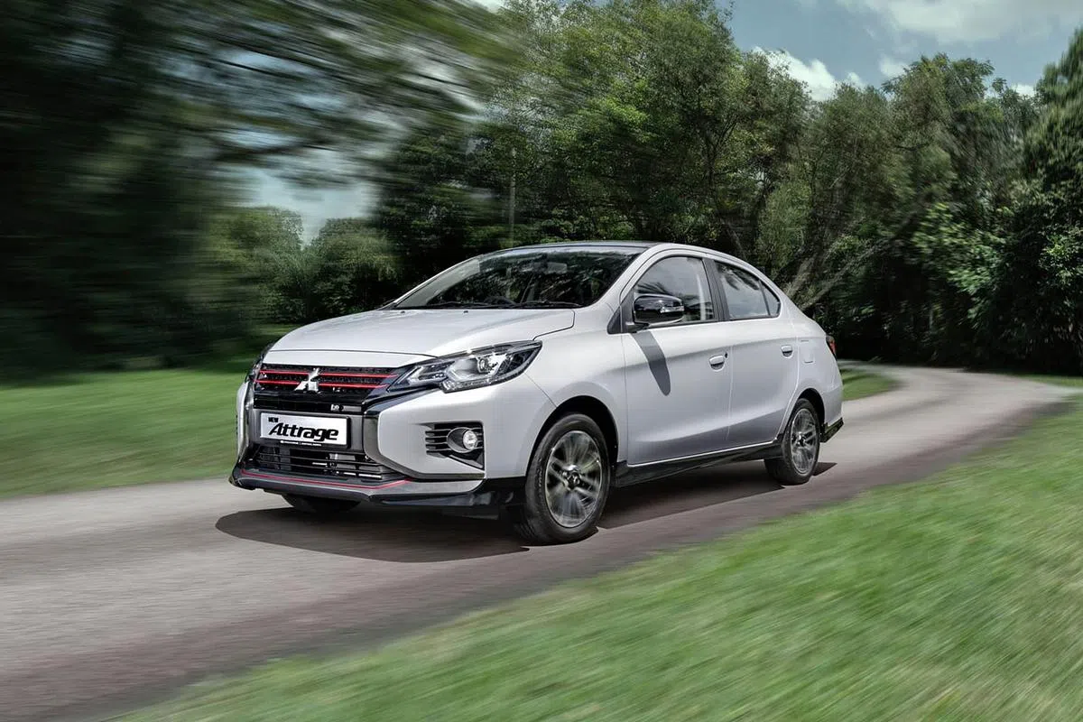 三菱（Mitsubishi）Attrage。（图/商家提供）