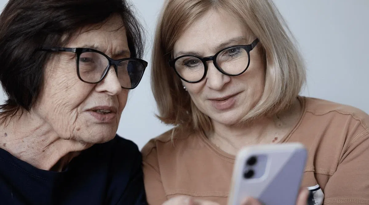 莉迪娅经历了二战时的逃难，现在只希望有生之年回乌克兰。（李健玮摄）