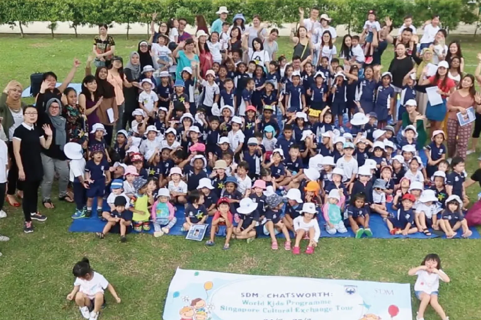 Chatsworth PreSchool幼儿园的学生进行文化交流活动。（图/SDM提供）