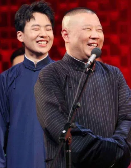 郭德纲及郭麒麟父子。（互联网）