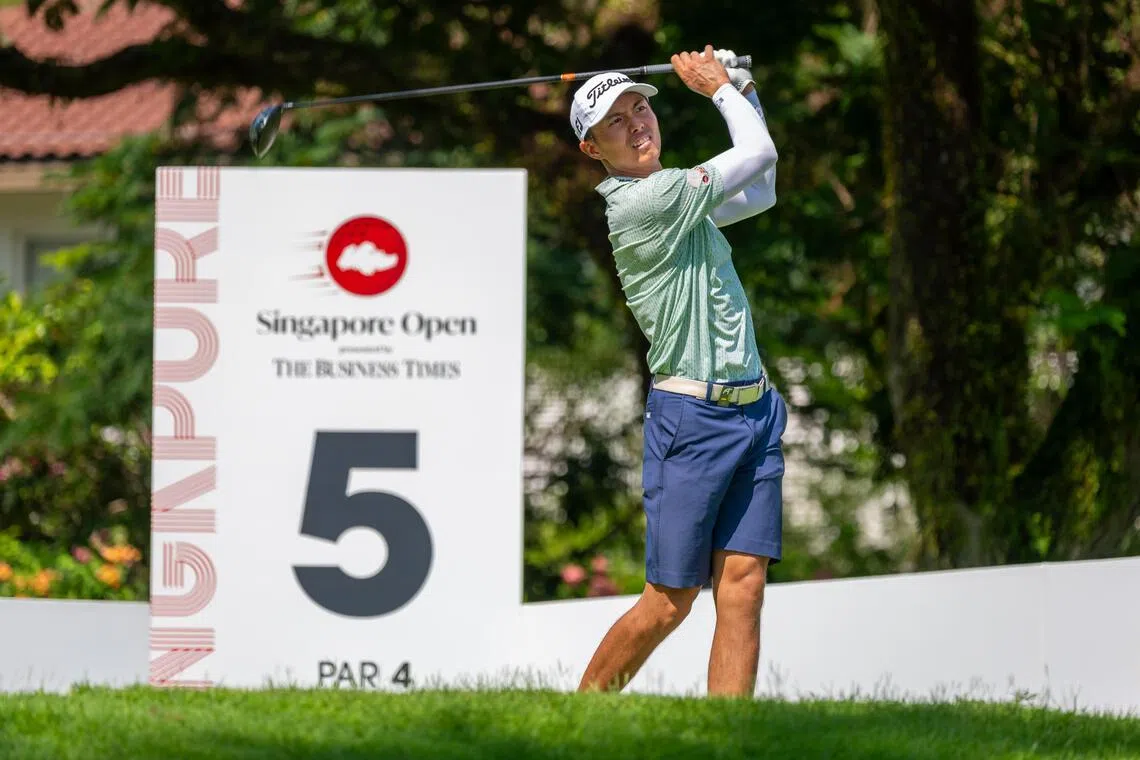 廖广益在两次打出“博基”的情况下很好地进行调整，最终以71杆完赛。（亚洲巡回赛档案照片）