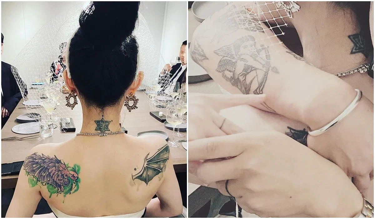 小S的化妆师在IG上曝光大S和具俊晔的家宴照。（图/IG）