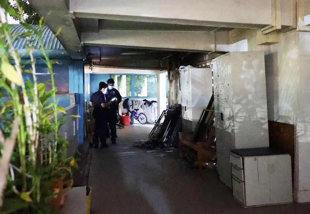 警方到场查看情况。（庄耿闻摄）