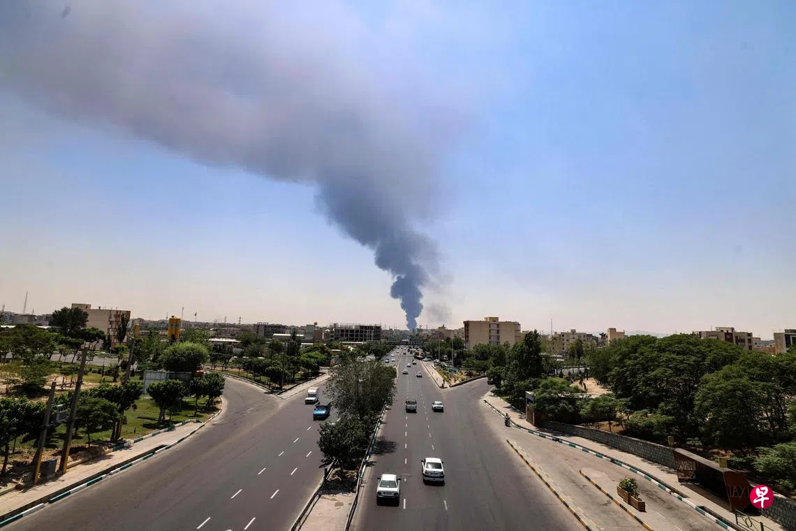 以色列称打击伊朗首都80多个目标| 联合早报