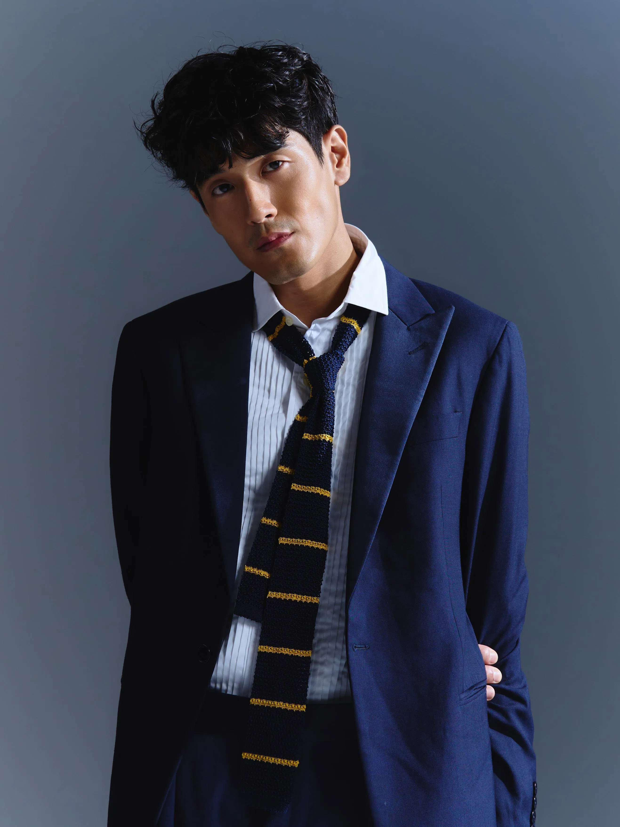 向洋希望看到参赛者“真正地表演”，展现完整的自我。                       （受访者提供）