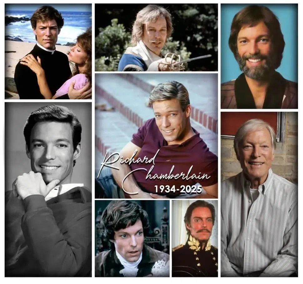 网民整理不同时期的Richard Chamberlain。（互联网）