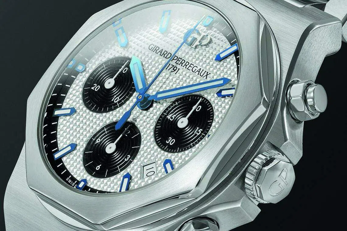 计时码表Laureato Chronograph是热门型号，具备Laureato表款特征。（品牌提供）