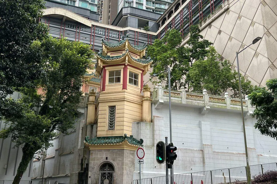 香港的虎豹别墅。（叶孝忠摄）