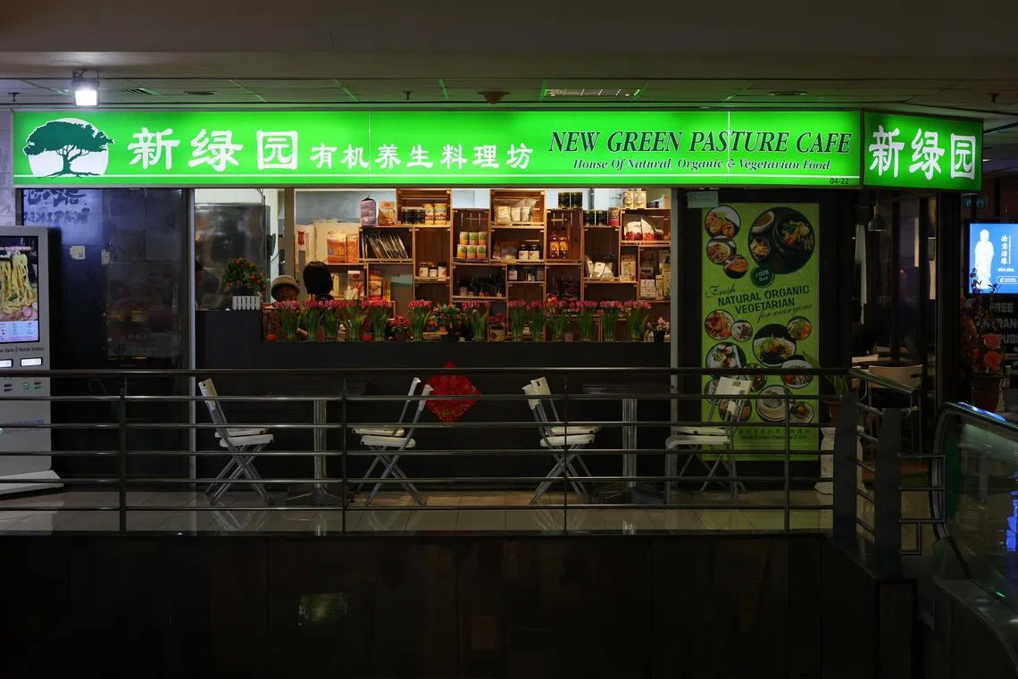 在金隆大厦开业30年的新绿园，主打创意亚洲菜。（龙国雄摄）