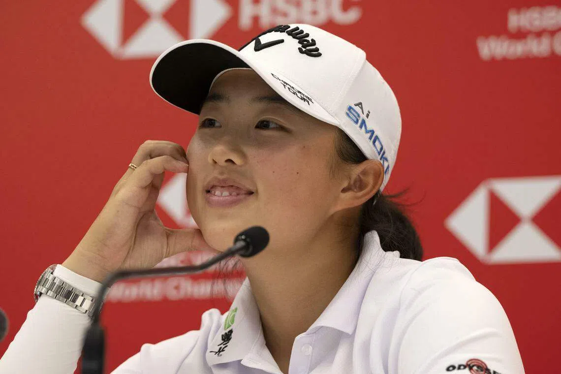 中国小将殷若宁首次前来狮城参赛。（新华社）