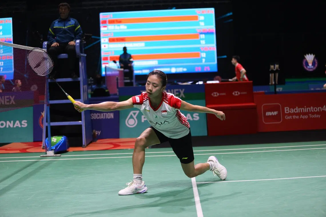 杨佳敏在年初的两项赛事中发挥稳定，皆闯入八强。（档案照片）