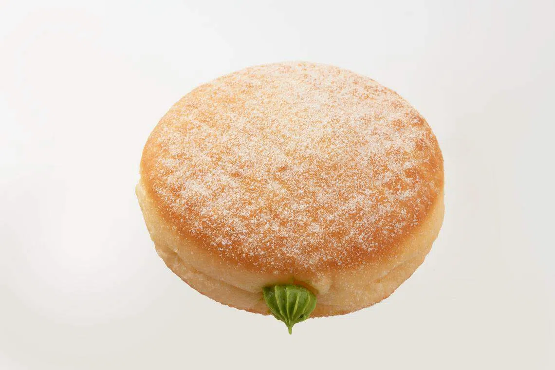 宇治抹茶奶油甜甜圈，于4月9日至6月2日推出。（品牌提供）