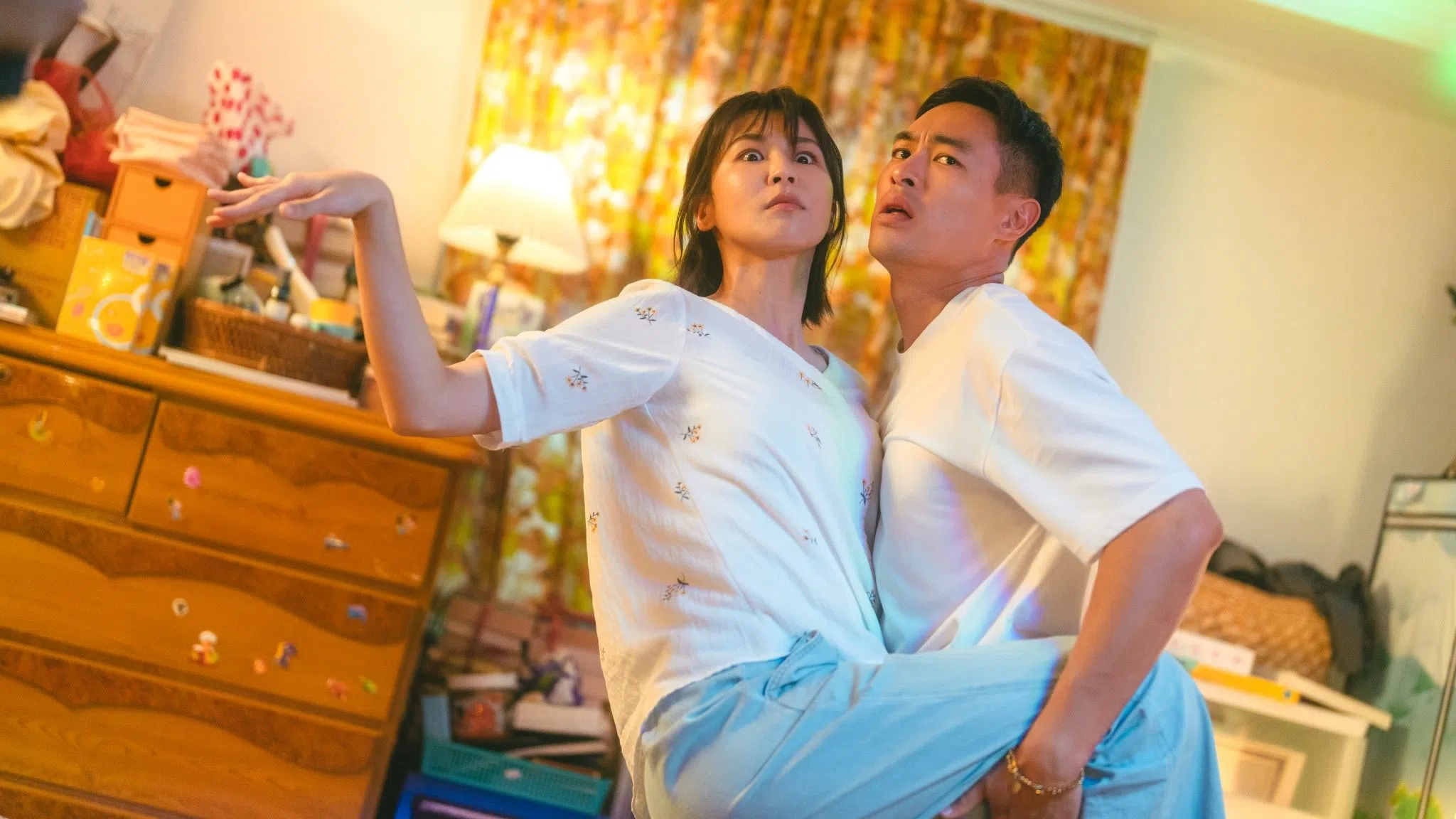 曾沛慈和杨祐宁发挥搞笑细胞，默契很好。（互联网）