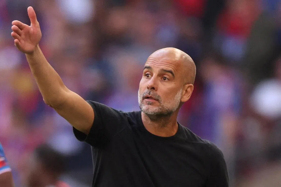 瓜迪奥拉的上赛季过得忧心忡忡，能否即时止血值得期待。（路透社）