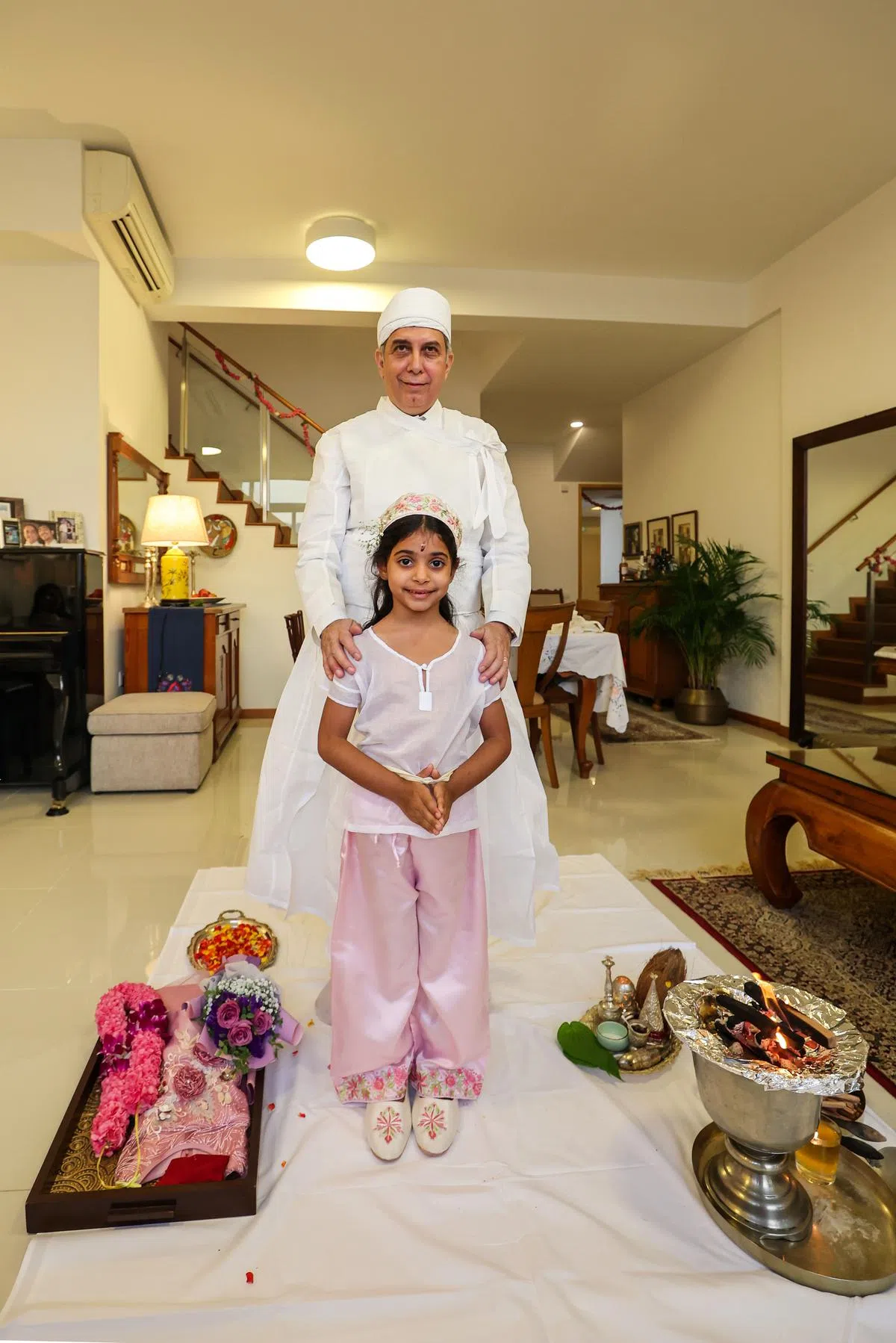 帕西人须终身穿戴圣衣和圣带。（陈斌勤摄）