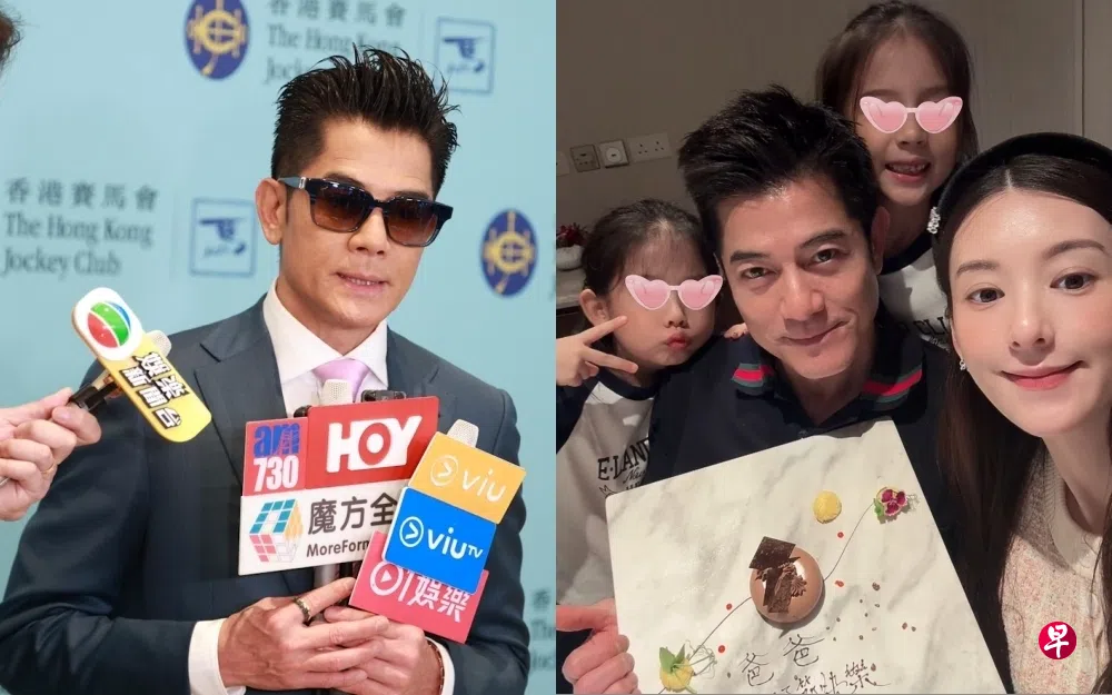 郭富城和妻子方媛从长女和次女的幼稚园阶段起，便悉心为她们规划教育。 （左图互联网；右图取自方媛IG）