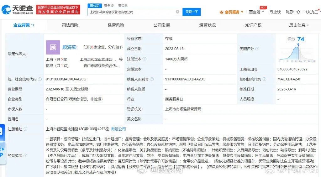 林瑞阳新公司资讯，证实夫妻两东山再起。（互联网）