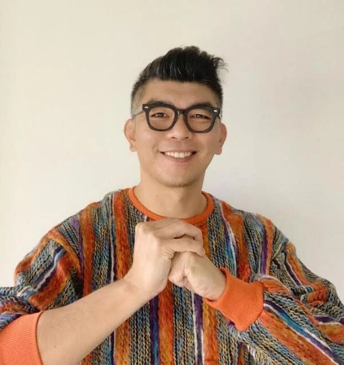 导演陈子谦再次为抗疫贺岁短片掌镜。（受访者提供）