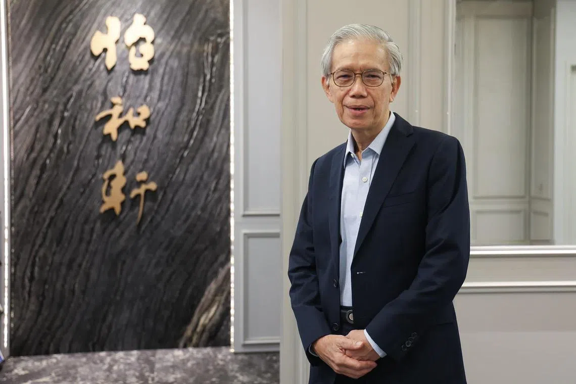 怡和轩俱乐部迎来成立130周年，主席胡财辉认为，座谈会的举办恰逢其时。（怡和轩俱乐部提供）