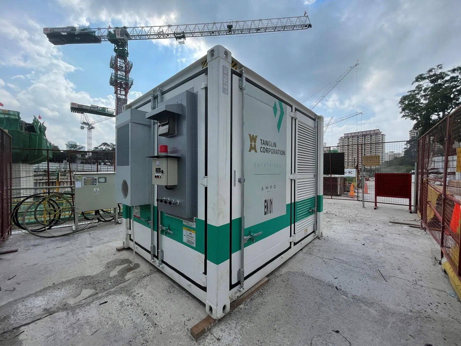 Ampd Energy估计，如果能取代本地4000台柴油发电机，每年可减少40万公吨碳排放，相当于路上车辆减少6％。（受访者提供）