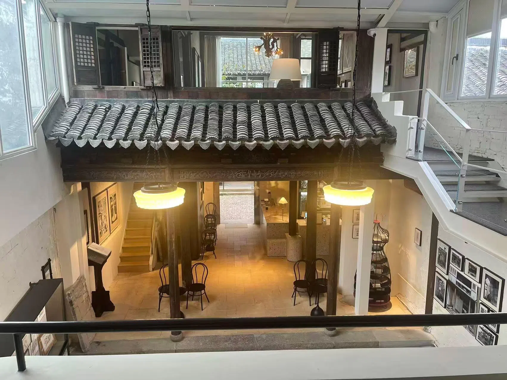 黎里古镇的“繁花书房”是金家老宅，费时五年进行改造。（金宇澄提供）