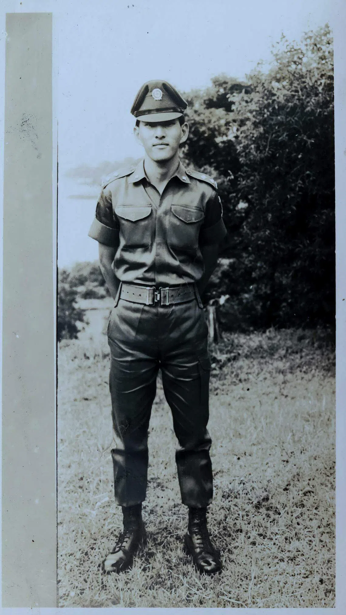 军人是林耀平下辈子也会毫不犹豫选择的事业，工兵是他的“初恋”。（林耀平提供）