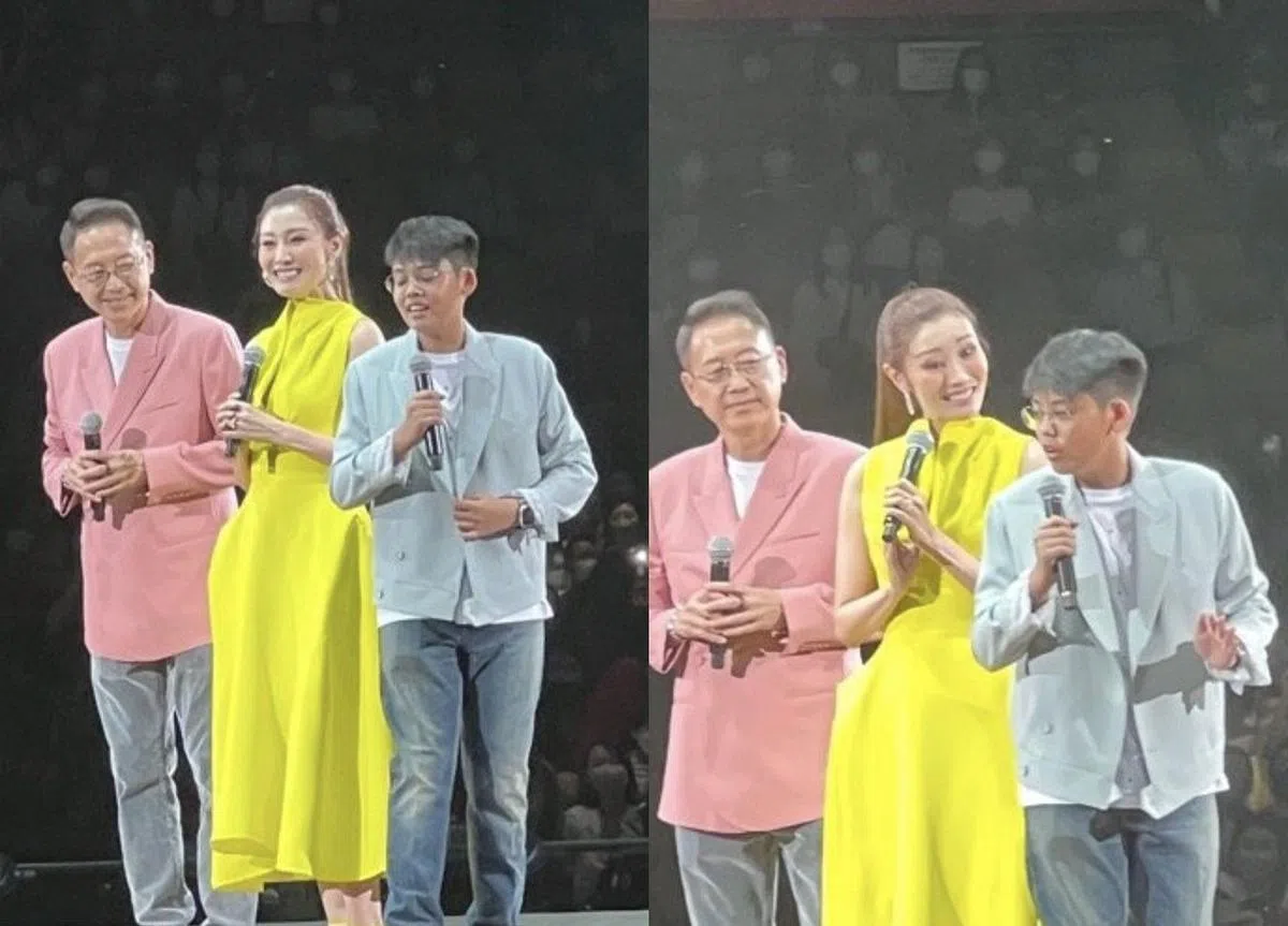 许建彤的身高意外成为网民关注的焦点。（图/互联网）