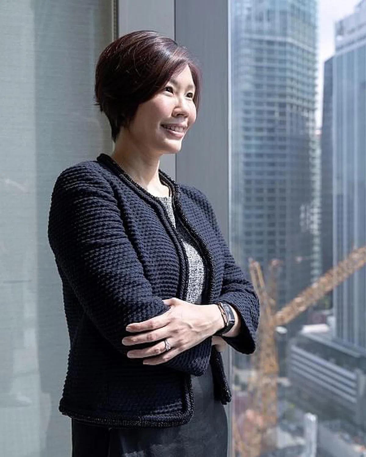 拥有派驻上海和泰国10多年的经验，让本地银行家倪美君的视野变得更宽广。（图／报业控股）