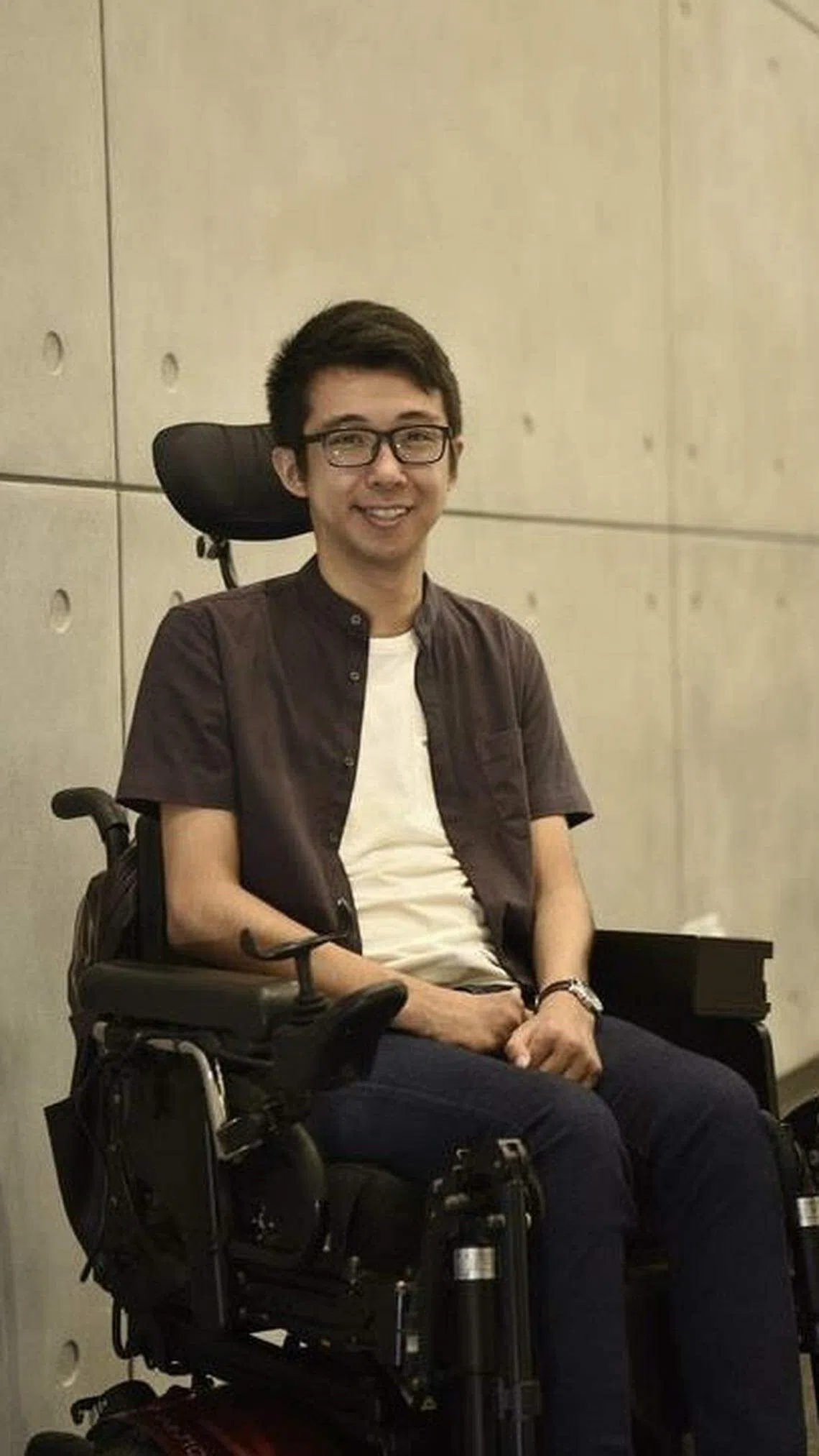 从意外发生到回归正常生活期间，黄子恒周围的人给了他足够的帮助。（受访者提供）