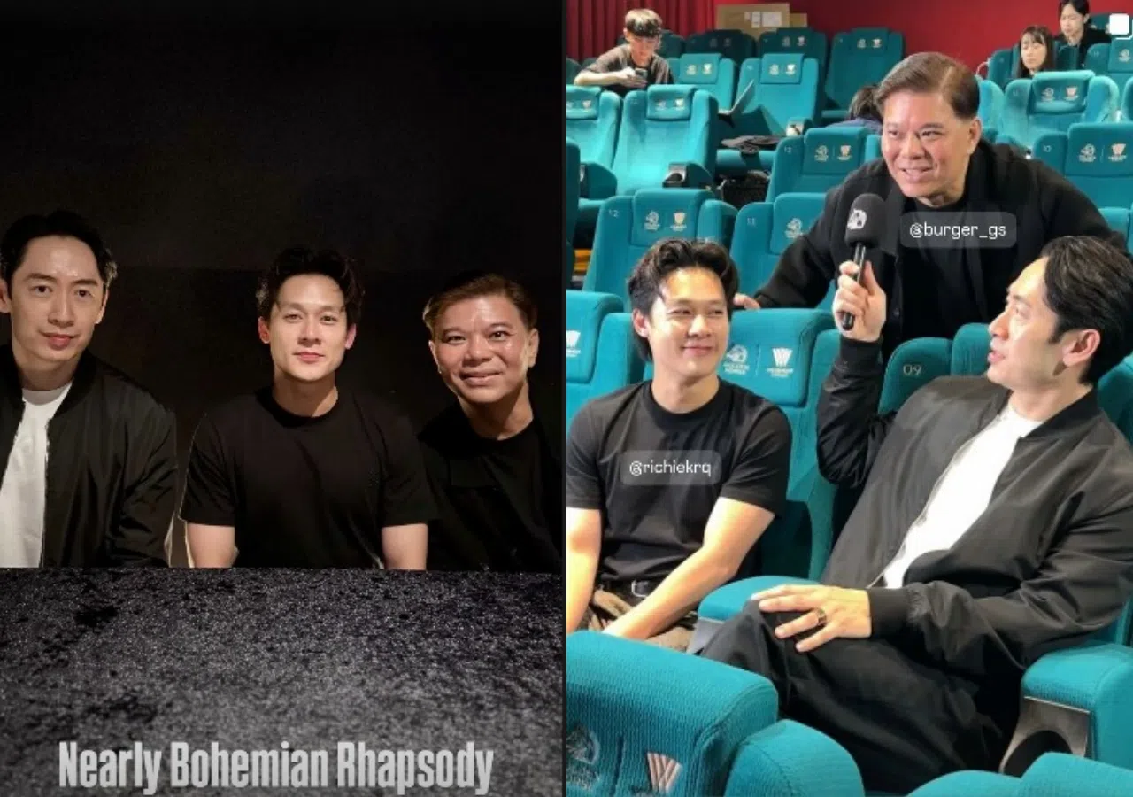 路斯明、许瑞奇和导演王国燊在台北相见欢。（取自王国燊IG）