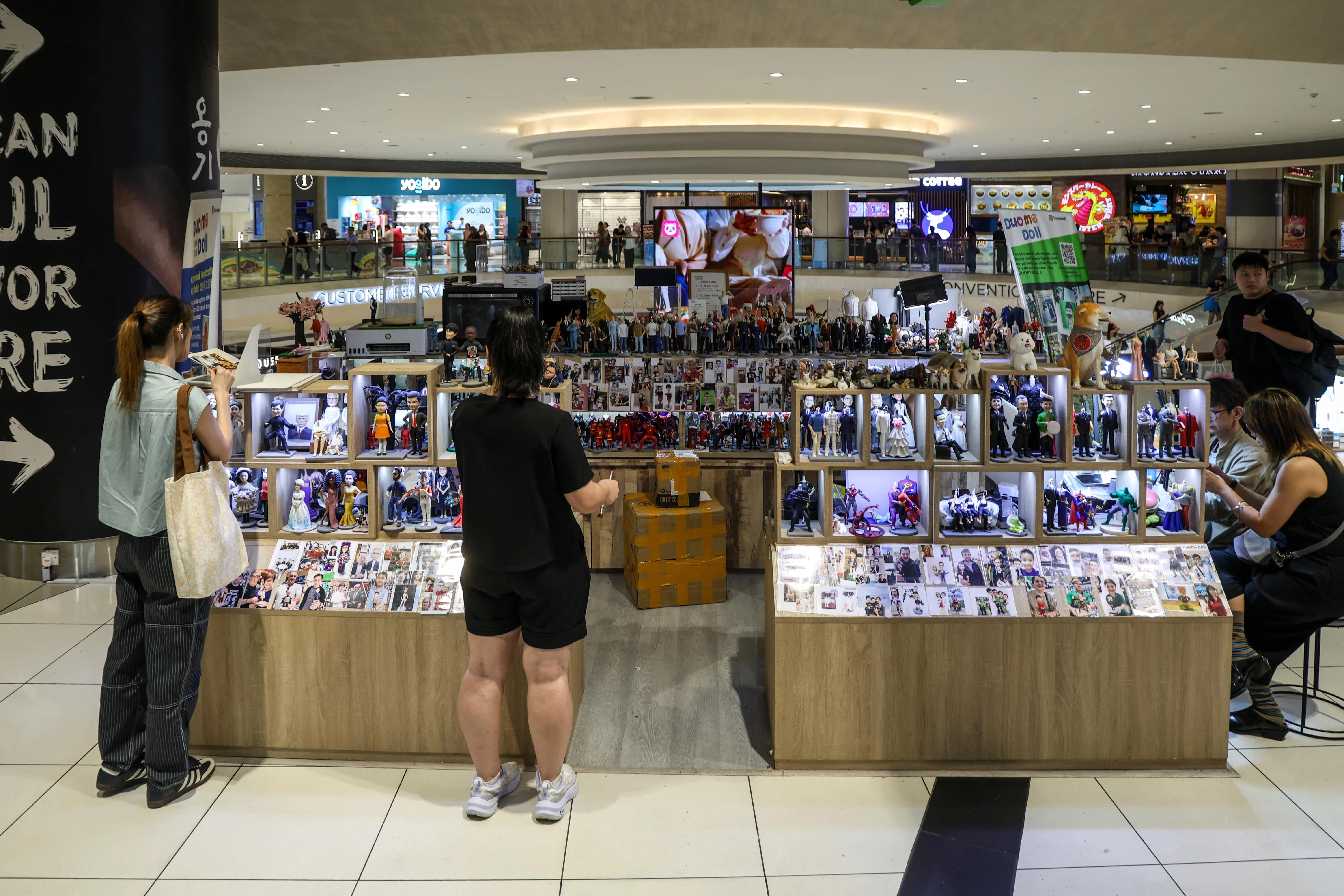 Duomedoll位于新达城的店面。（关俊威摄）