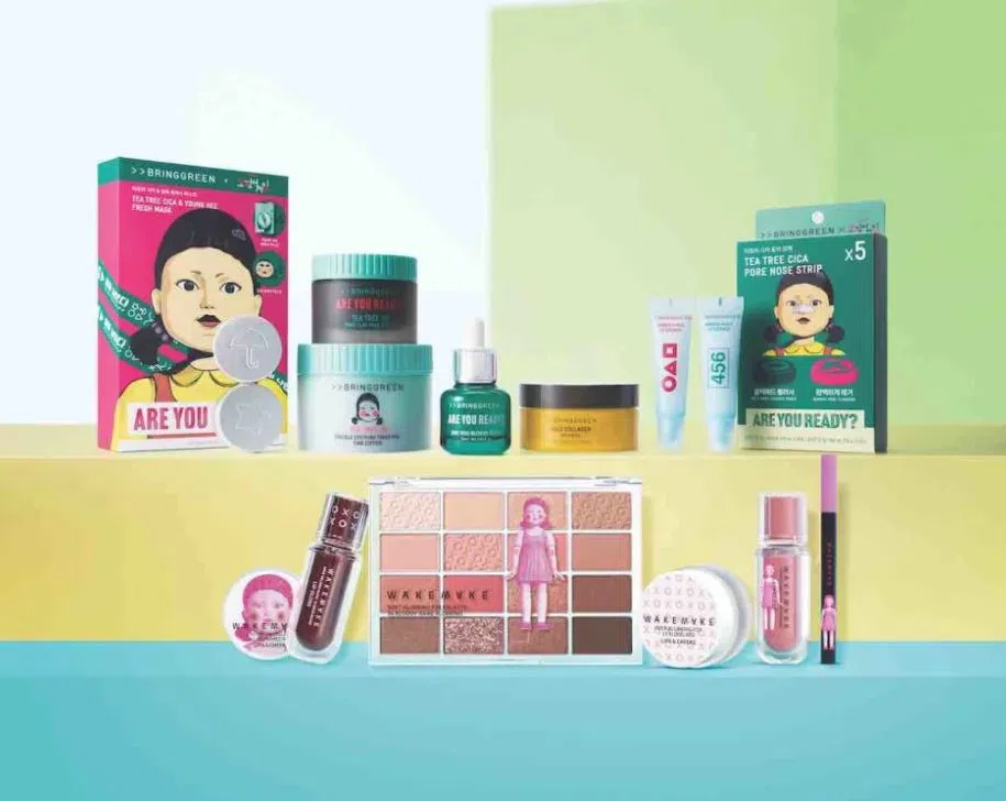 Olive Young旗下的彩妆联名款。（互联网）