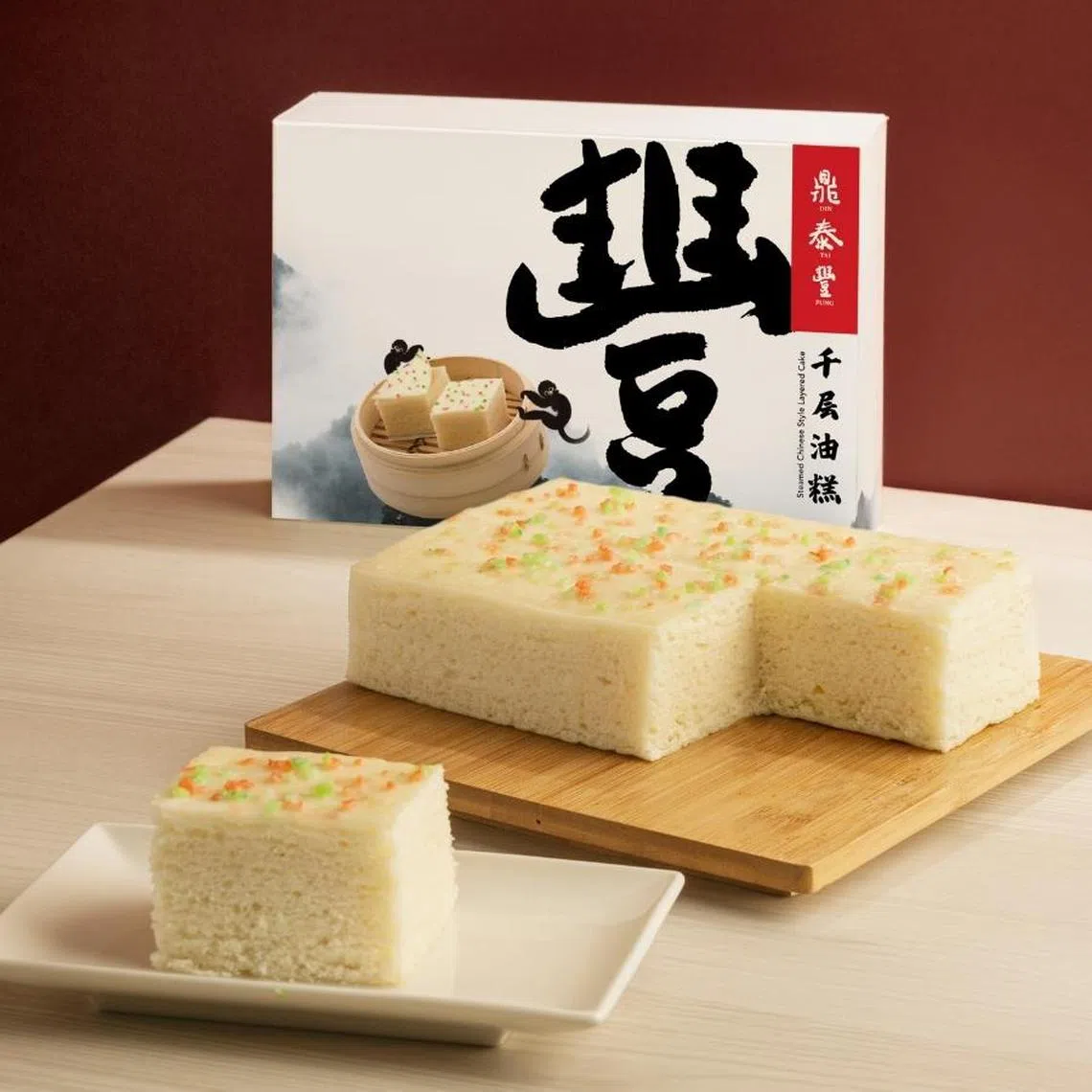 鼎泰丰的千层油糕香甜软绵。（品牌提供）