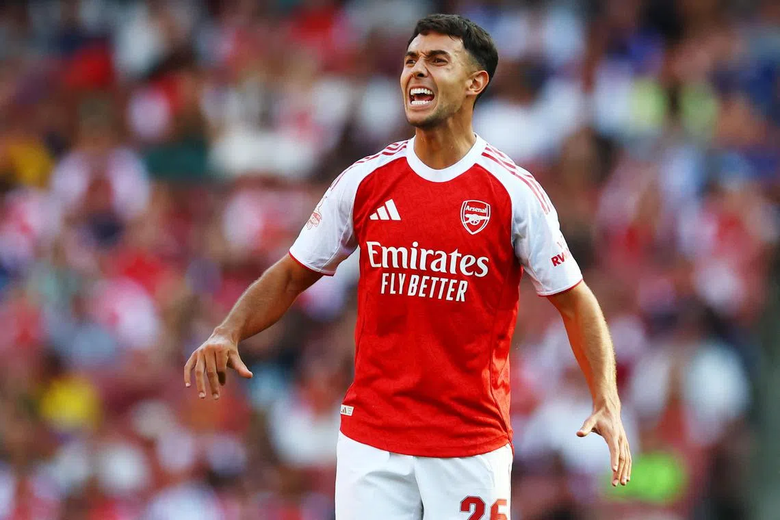 西班牙中场苏维门迪（图）此役为瑞典前锋吉欧克勒斯送出助攻，炮兵主帅称前者的传球为“绝对顶级”。（路透社）