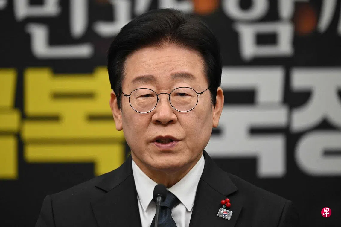 韩国下届总统热门人选李在明民调领跑| 联合早报