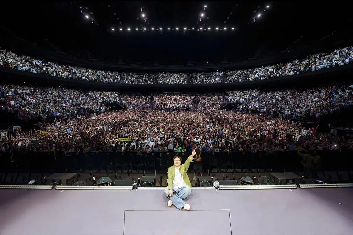 近7000名粉丝无畏风雨，出席陈奕迅纪录片的首映会。（取自陈奕迅IG）