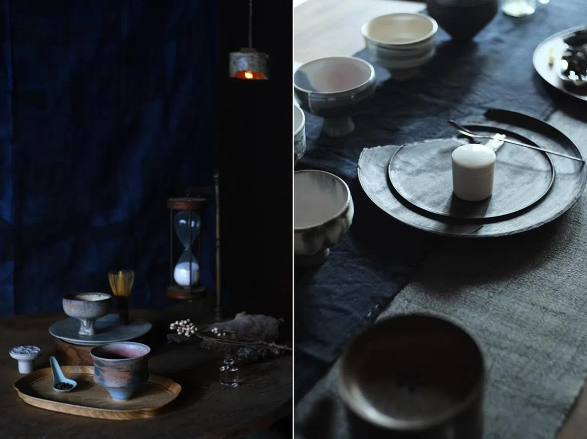 各种器皿与小物，反映店家选物的品味。（取自目栮面簿）