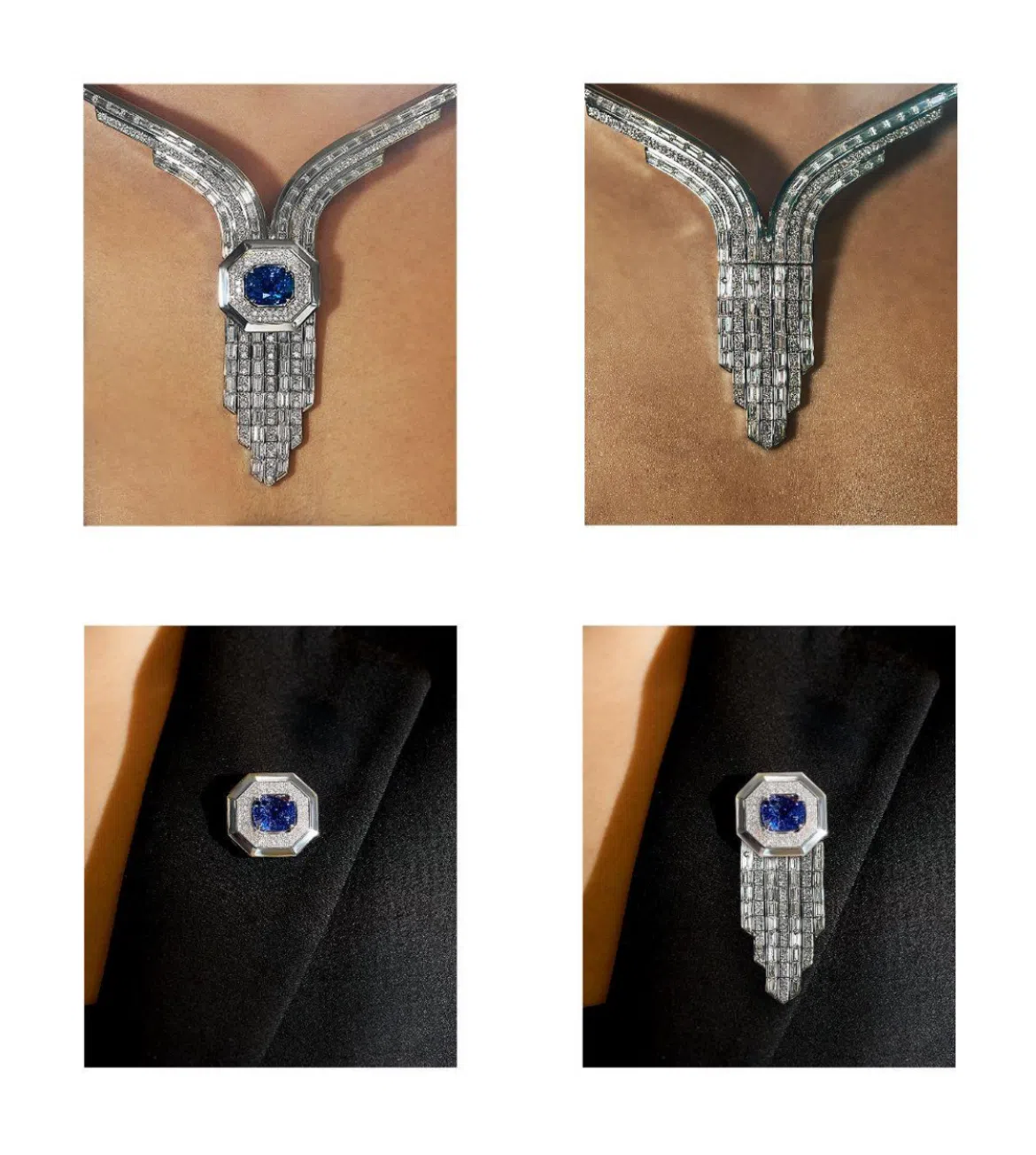 B.P. de Silva SG60项链有四种穿戴法。（品牌提供）