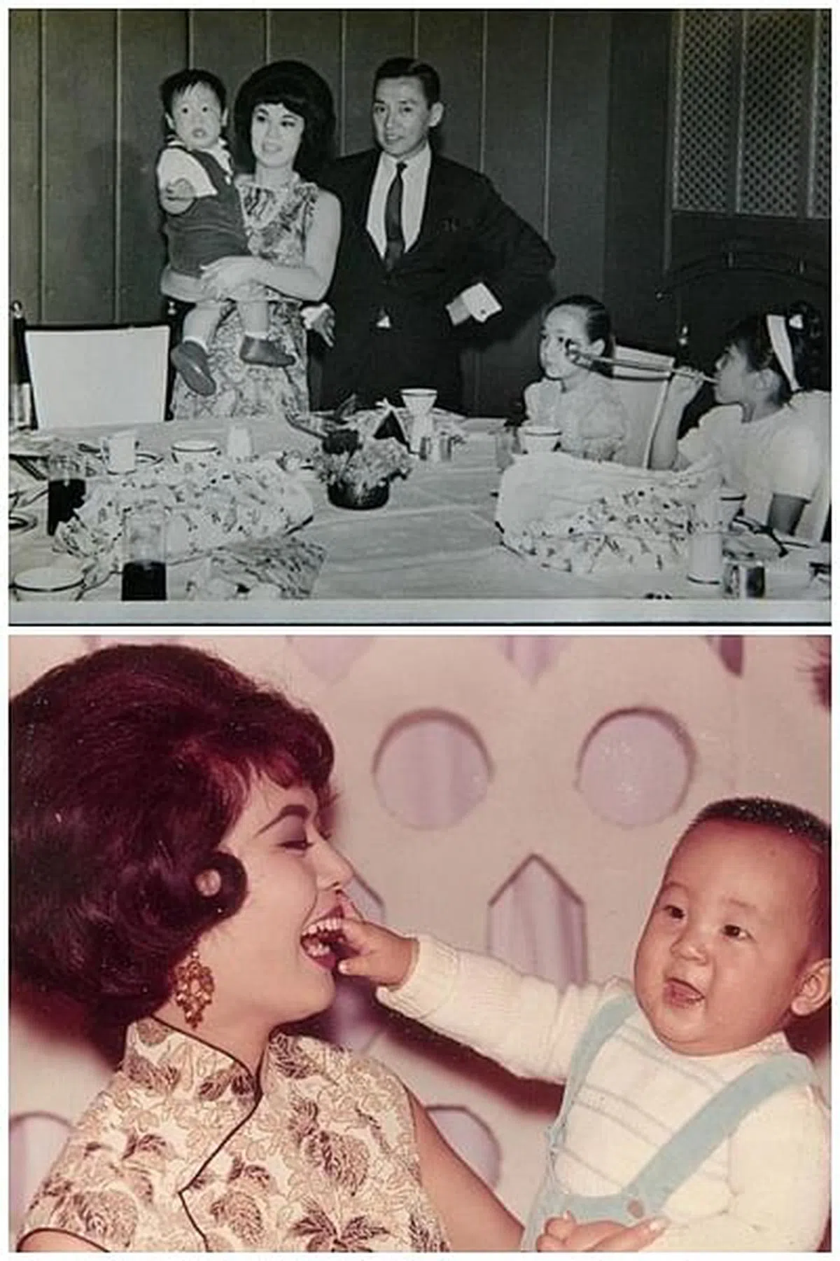 龙宗瀚小时候和父母合照。（互联网）